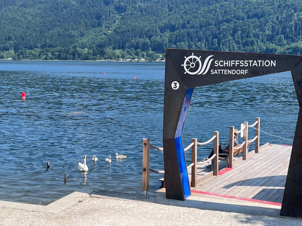 סאטנדורף Ferienwohnung Mit Seeblick - Ossiacher See Gerlitzen מראה חיצוני תמונה
